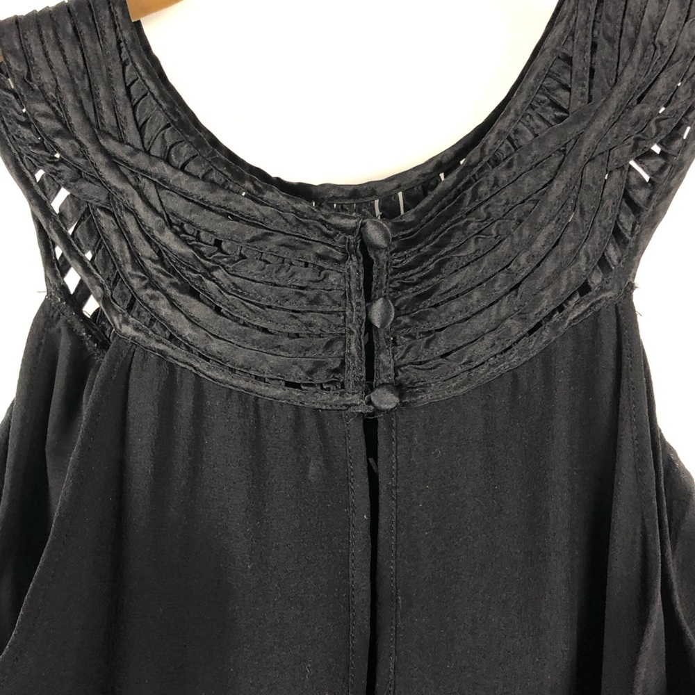 White House Black Market Ruffle Halter Peplum XS - Picture 5 of 8